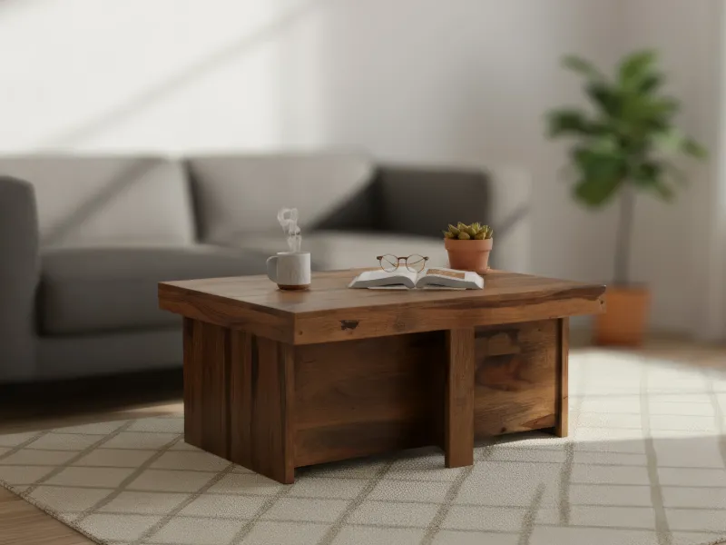 Belle Solid Wood Coffee Table